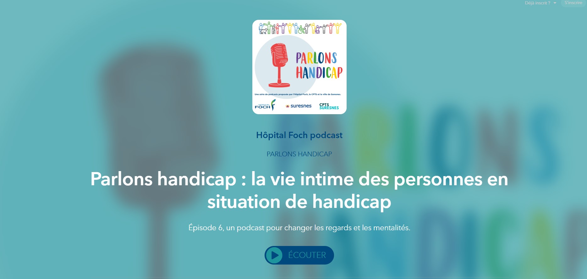 Parlons handicap : la vie intime des personnes en situation de handicap 